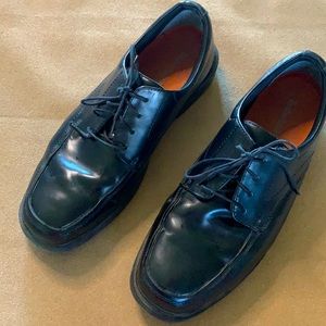 Men’s Timberland Black Leather Dress Shoes, 12.5